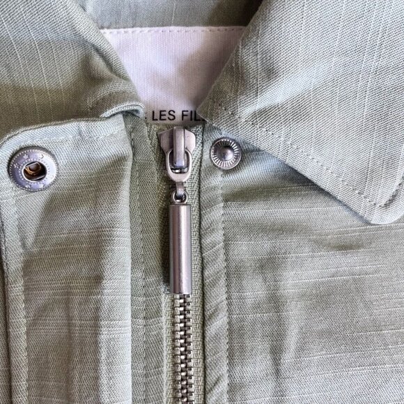 Avec Les Filles  Bomber Jacket Size M Embroidered Eyelet Sleeve - Picture 5 of 14